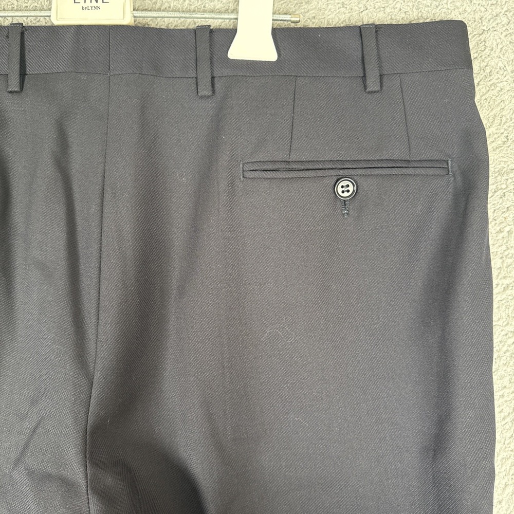 Canali Dress Pants Men's 38x29 Black Wool - Picture 6 of 9
